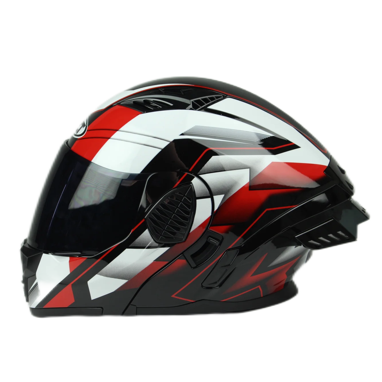 CASCO INTEGRAL ROJO / BLANCO